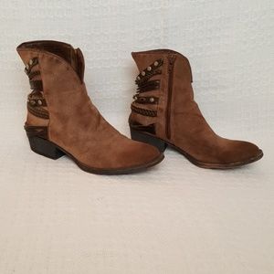 Western ankle booties